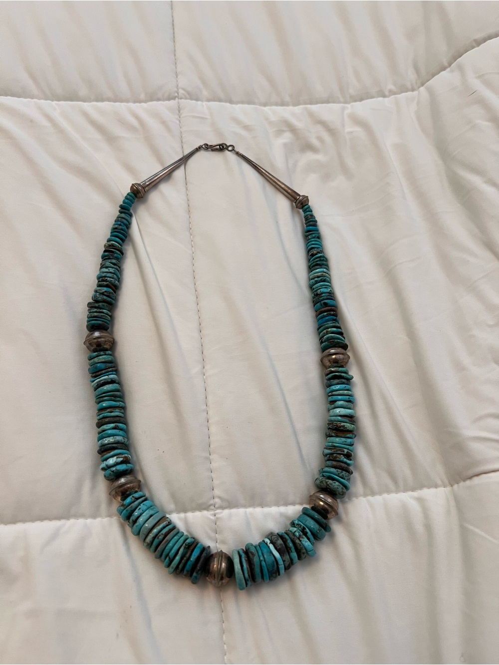 Authentic Turquoise and Navajo Pearl Necklace
